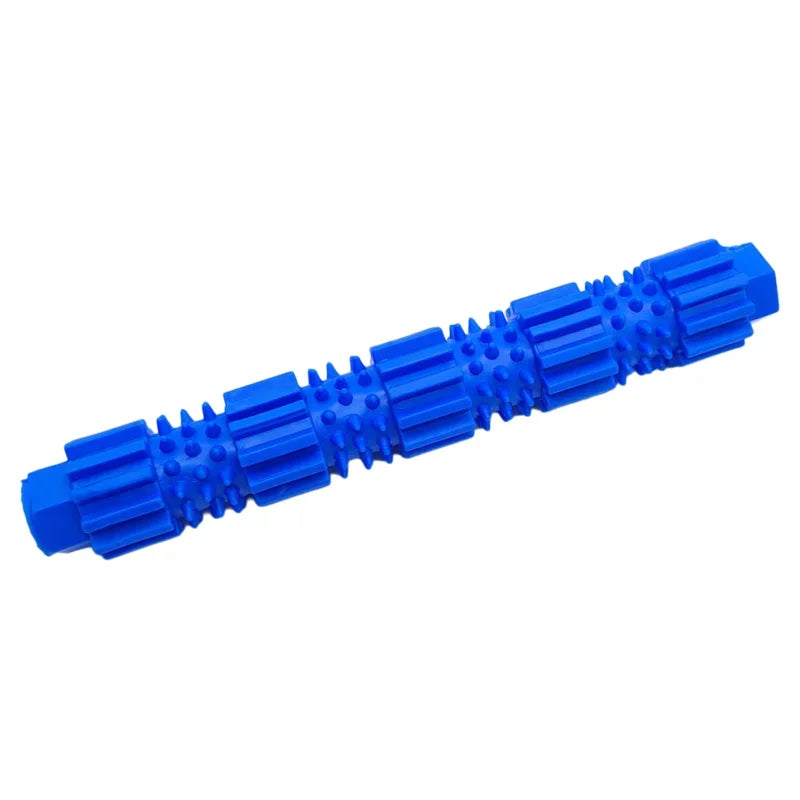 Indestructible Cooling Chew Toy - TPR Treat Dispenser for Aggressive Chewers, Summer Teeth Cleaning & Squeaking Fun