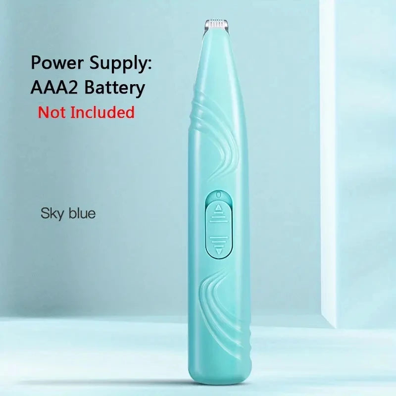 1 non battery pet shaver electric clipper suitable for cats and dogs. It can be used to shave foot hair, buttocks hair, eye hair