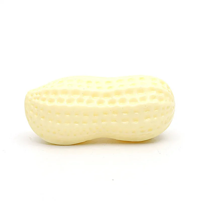 Squeaking Peanut Dog Chewing Toy
