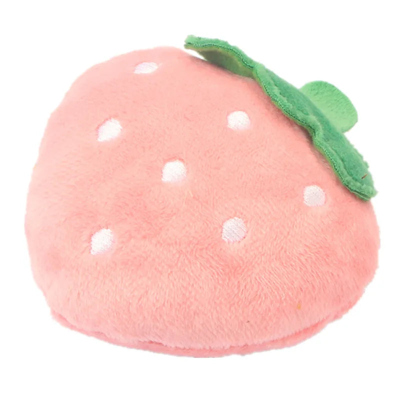 Pet Toys Plush Squeaky Toys Bite-Resistant Chew Toy for Dogs Puppy Training Toys Soft Banana Bone Vegetable and Fruit Pet Supplies