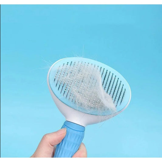 Dog Hair Comb Stainless Steel Grooming Brush for Long Hair Dogs Cats Detangling Shedding Tool Pet Accessories