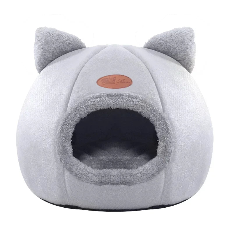 Cat Bed  Small Dog House Products Pets Tent Cozy Cave Nest Indoor
