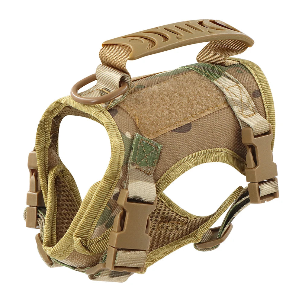 Tactical Cat Harness And Leashes For  Small Dog or Cats, Vest Straps with Handle Harnesses Training Adjustable