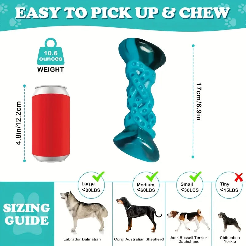 Indestructible Dog Chew Toys for Aggressive Chewers, Tough Dog Bones Chew Toys for Super Chewer,
