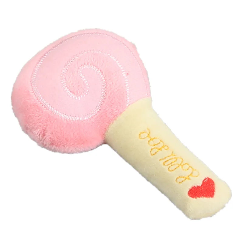 Pet Toys Plush Squeaky Toys Bite-Resistant Chew Toy for Dogs Puppy Training Toys Soft Banana Bone Vegetable and Fruit Pet Supplies