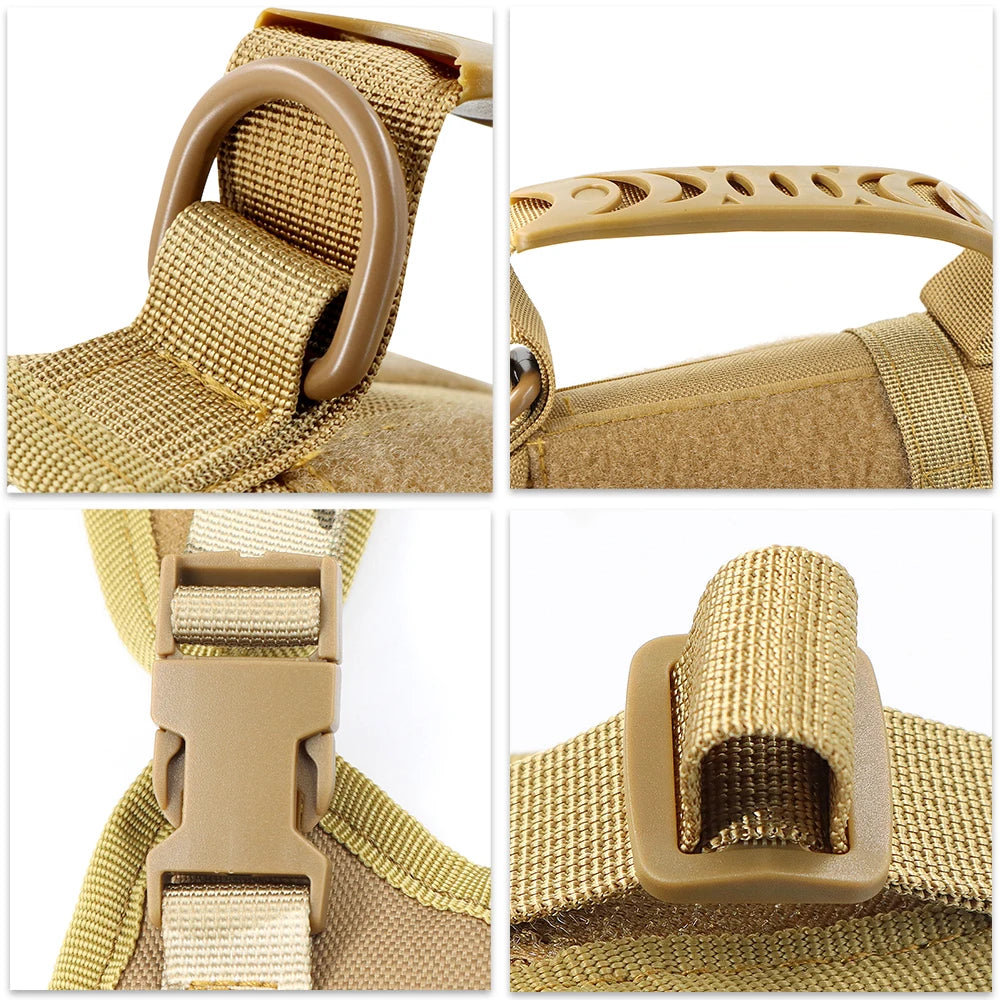Tactical Cat Harness And Leashes For  Small Dog or Cats, Vest Straps with Handle Harnesses Training Adjustable