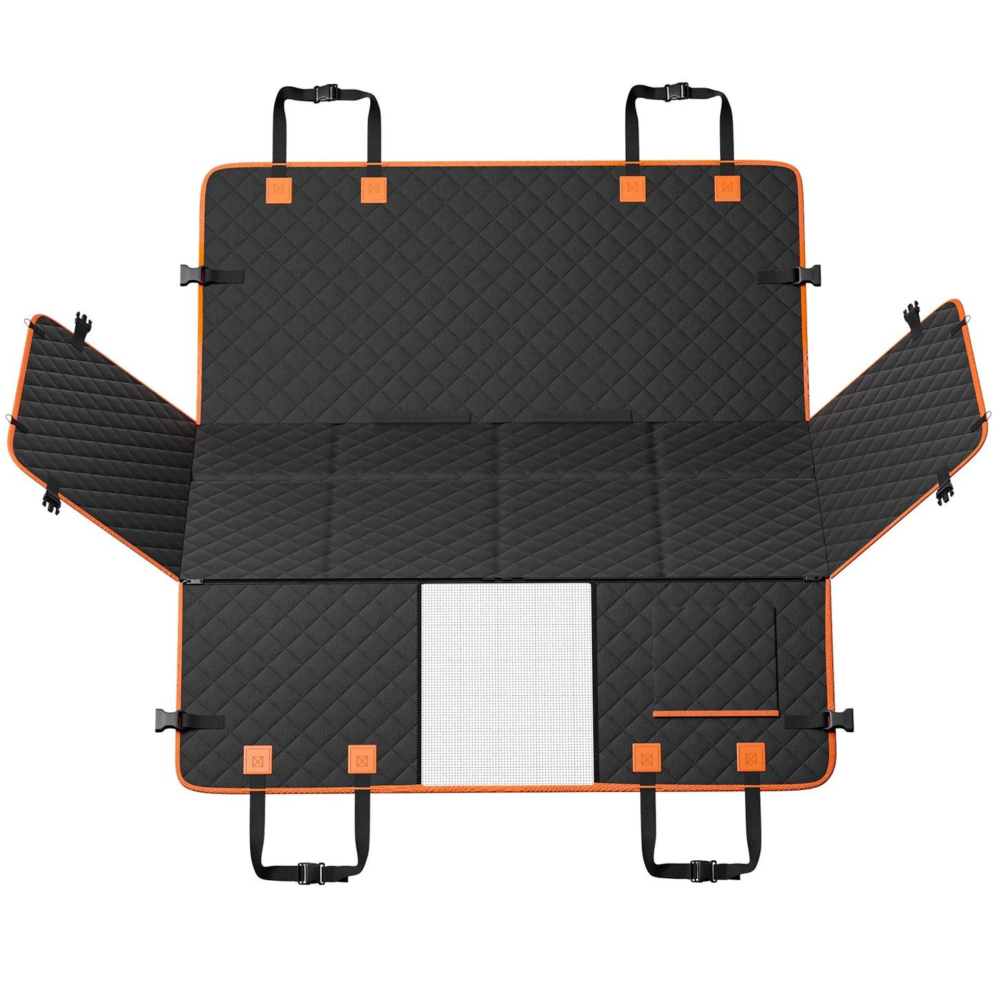 51.2/54 x 26.5/27.6 in Dog Car Seat Cover for Back Seat Waterproof 600D for SUV