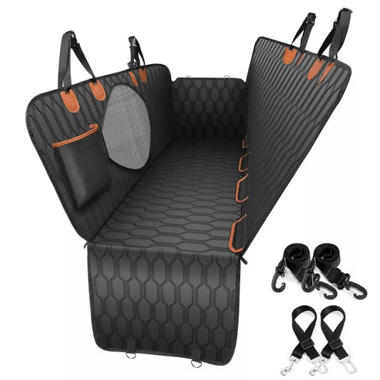 Car Dog Seat Cover for Back Seat Waterproof, Rear Pet Seat Protector Mat Nonslip