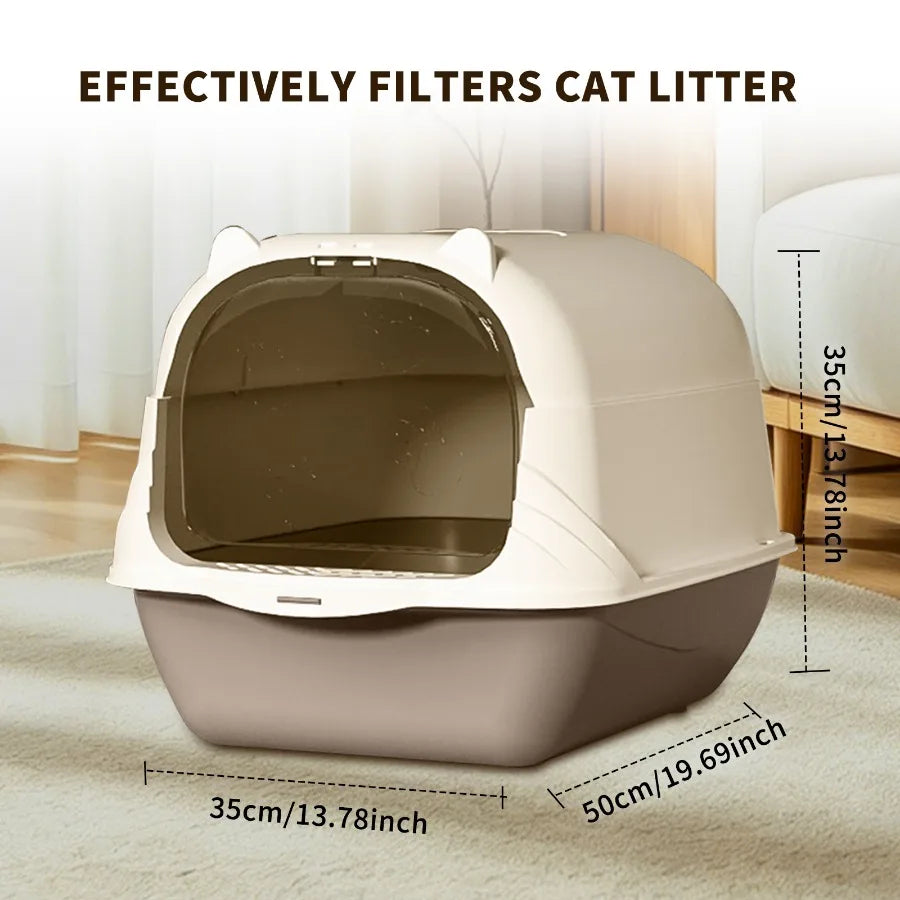 Handheld and portable cat litter box, with large capacity and easy storage, suitable for various scenarios such as foster care