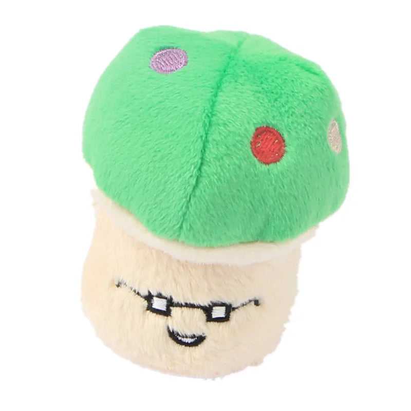 Pet Toys Plush Squeaky Toys Bite-Resistant Chew Toy for Dogs Puppy Training Toys Soft Banana Bone Vegetable and Fruit Pet Supplies