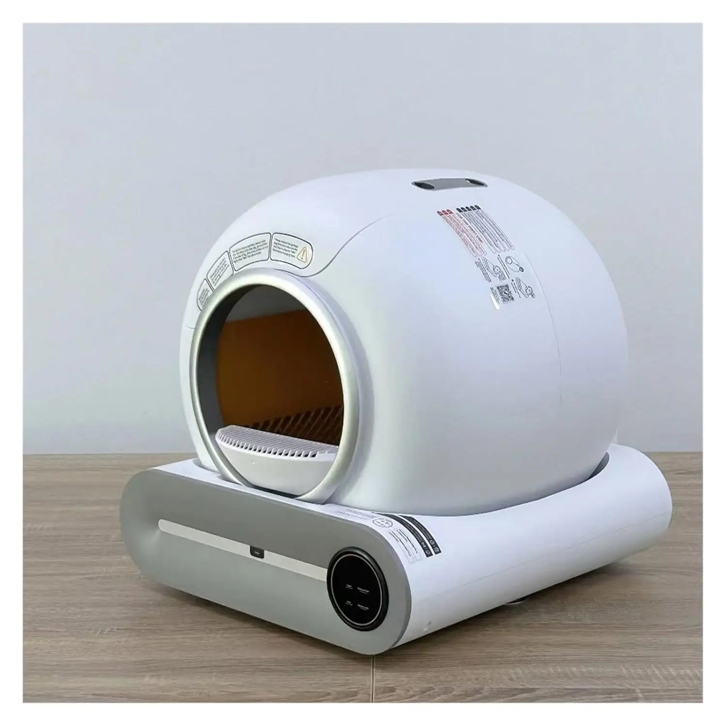 Cat Litter Box, 9L Self-Cleaning Cat Litter Box App Control, ONLY Supports 2.4G WiFi W/Litter Mat&Trash Bags, Fit, Customized