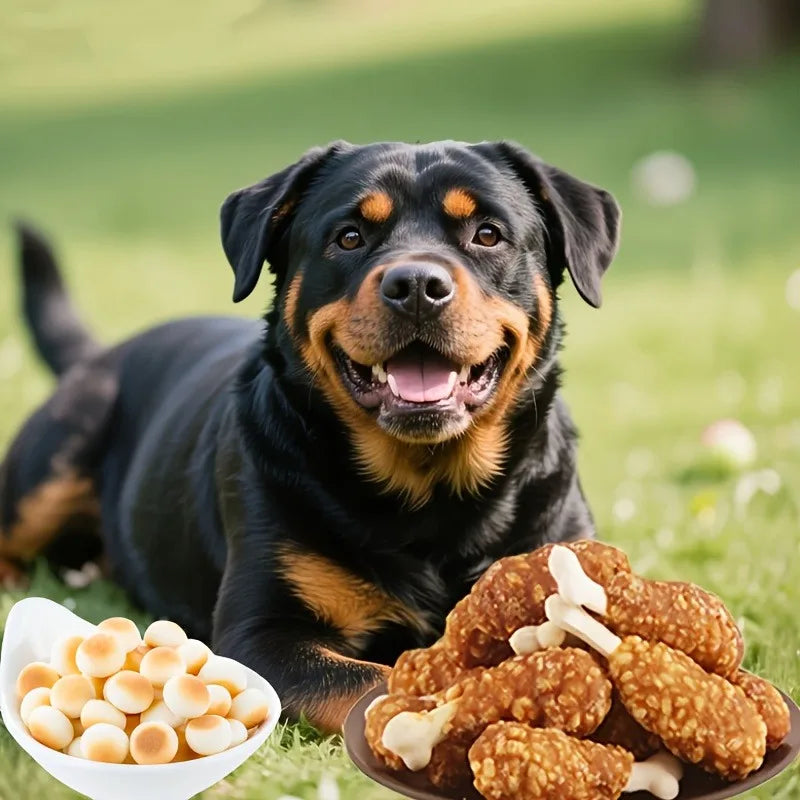 Chicken Milk Chews for Dogs, Chicken Dog Treats for Small Dogs, Medium Pets And Large Breeds, Dried Chicken Dog Treats, Healthy, High Protein, Easy to Digest, Long-lasting, Perfect Training Reward Snack for Puppy