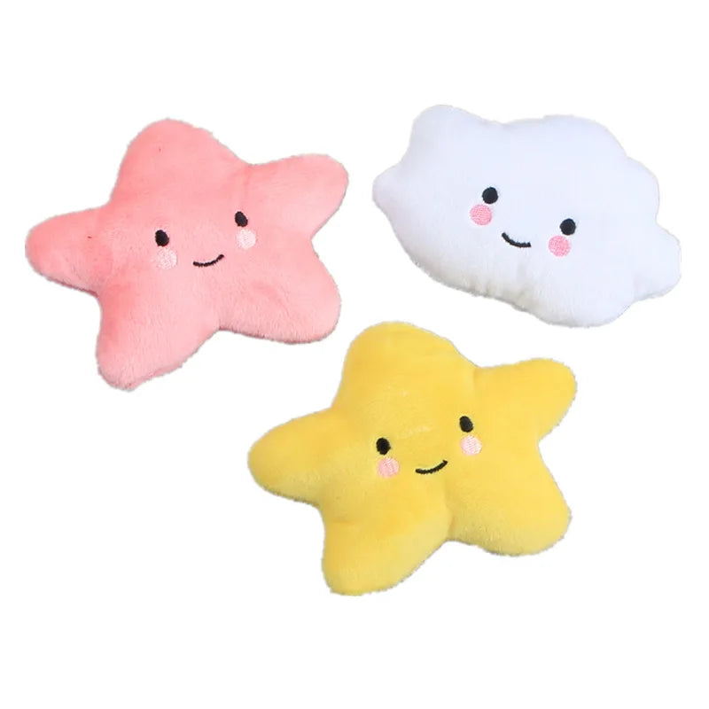 Pet Toys Plush Squeaky Toys Bite-Resistant Chew Toy for Dogs Puppy Training Toys Soft Banana Bone Vegetable and Fruit Pet Supplies