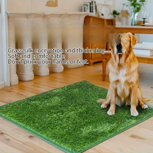 Simulation Lawn Dog Toilet Training Mat Washable Pet Urine Mat Dog Toilet Replacement Pad Eco-Friendly Non-Slip Pet  Accessory