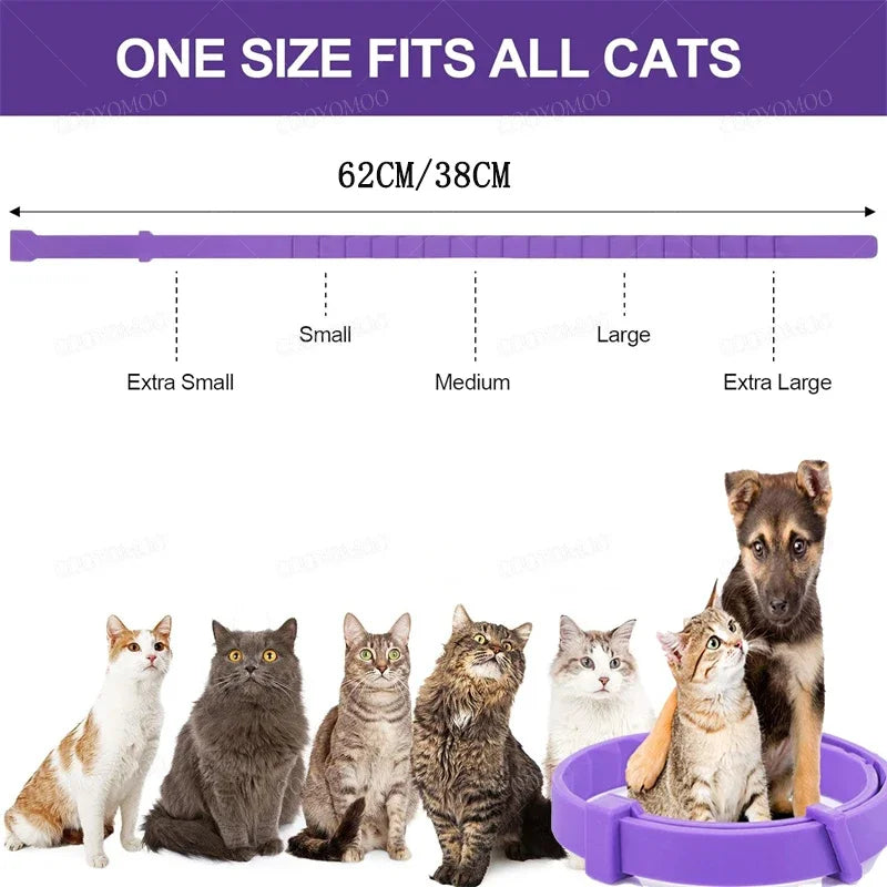 Dog Calming Pheromone Collar 
Cat Relieve Anxiety Adjustable Comfortable Collar