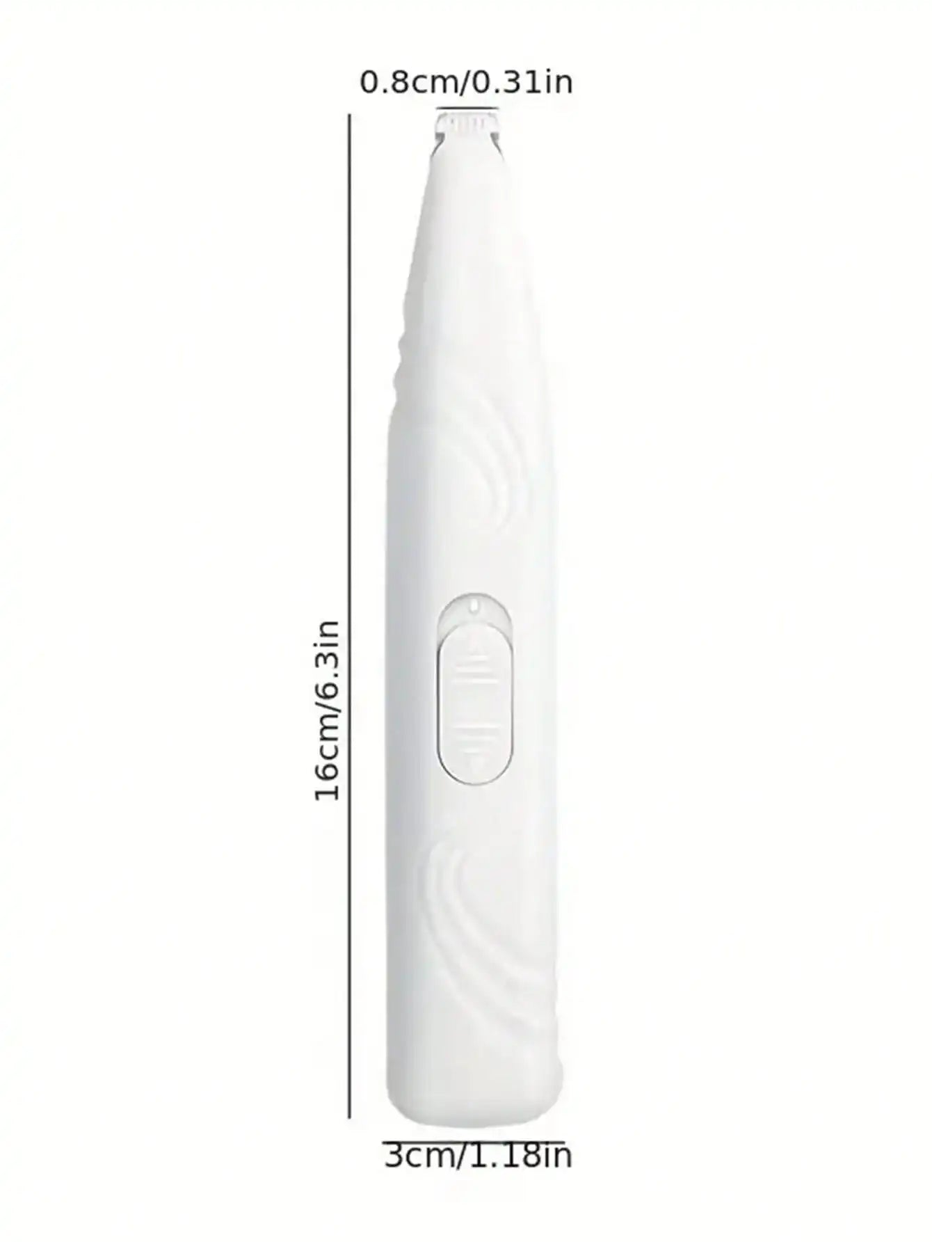1 non battery pet shaver electric clipper suitable for cats and dogs. It can be used to shave foot hair, buttocks hair, eye hair