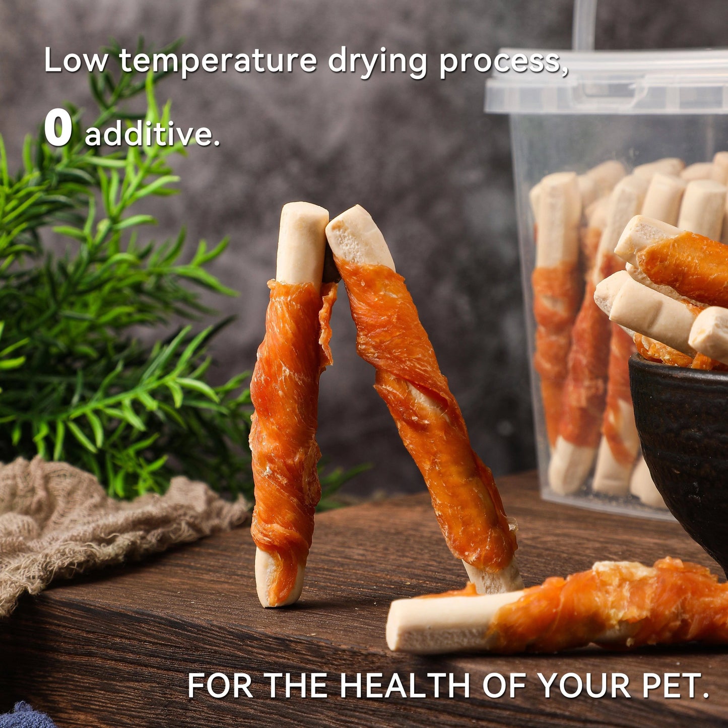 Chicken Milk Chews for Dogs, Chicken Dog Treats for Small Dogs, Medium Pets And Large Breeds, Dried Chicken Dog Treats, Healthy, High Protein, Easy to Digest, Long-lasting, Perfect Training Reward Snack for Puppy
