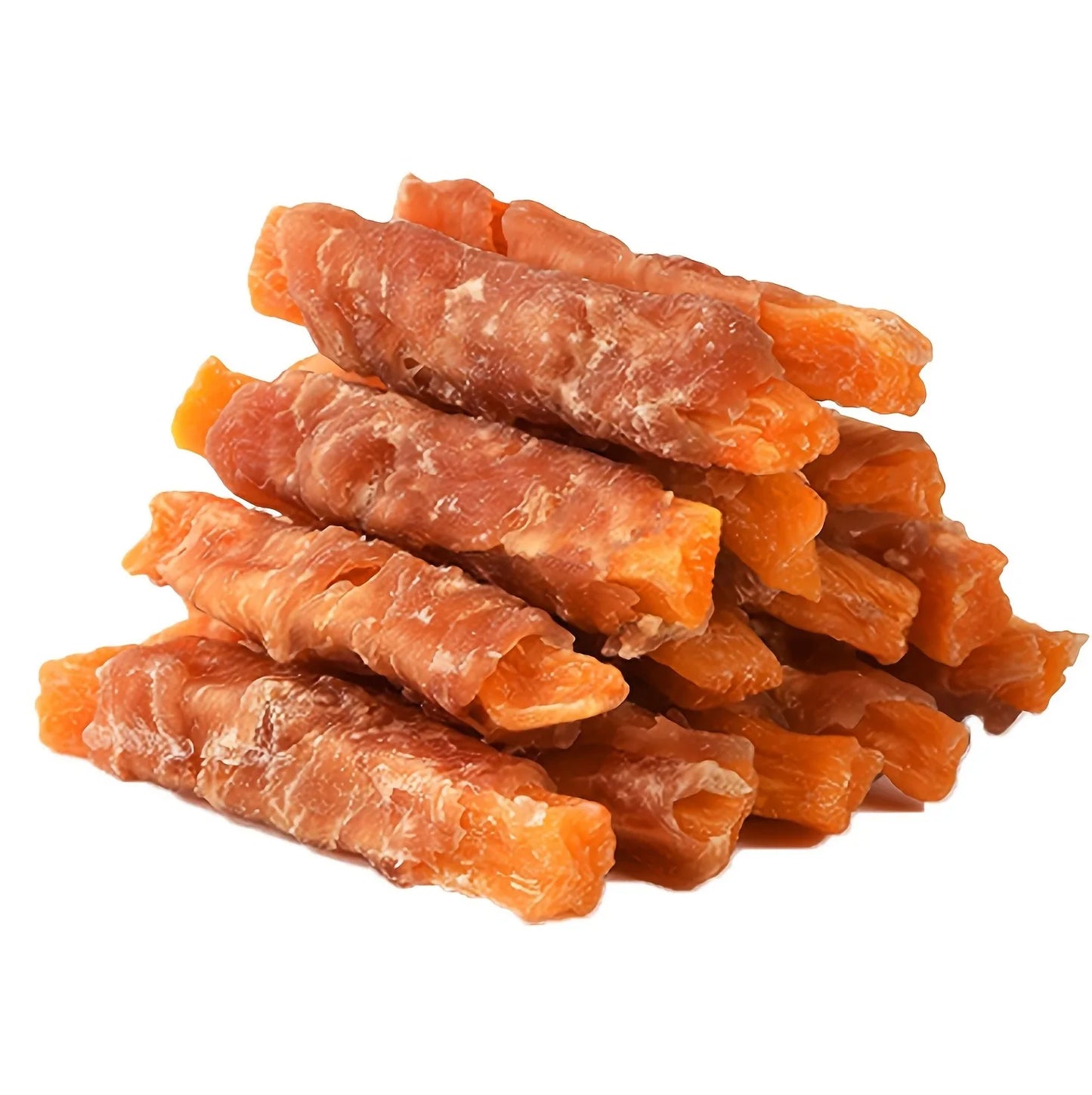 Food Training Treats: Chicken Wrapped Sweet Potato and Duck Wrapped Sweet Potato