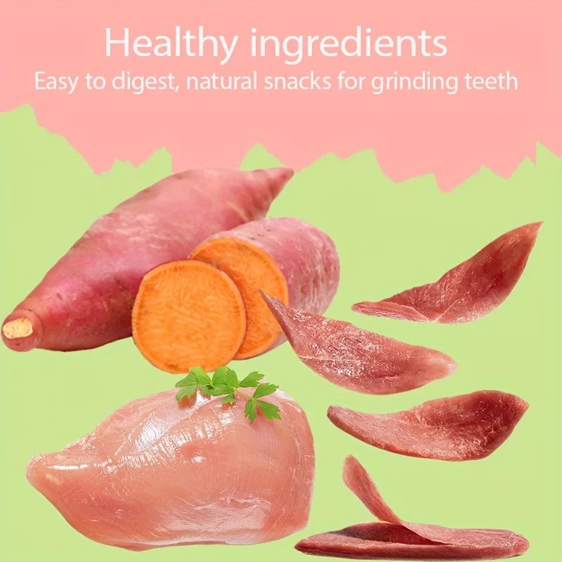 Food Training Treats: Chicken Wrapped Sweet Potato and Duck Wrapped Sweet Potato