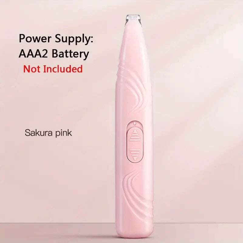 1 non battery pet shaver electric clipper suitable for cats and dogs. It can be used to shave foot hair, buttocks hair, eye hair