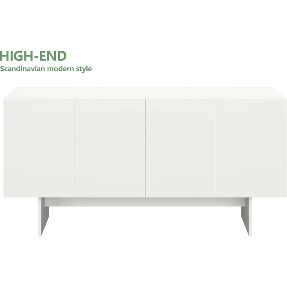 Double Litter Box Enclosure, Litter Box Enclosure for 2 Litter Boxes, Modern Box Furniture for 2 Cats, Scandi Style (Whit