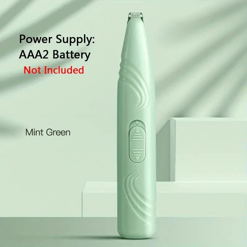 1 non battery pet shaver electric clipper suitable for cats and dogs. It can be used to shave foot hair, buttocks hair, eye hair